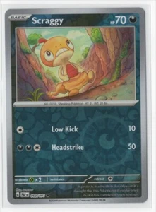 Pokemon Paldean Fates Scraggy 060/091 Reverse Holo - Picture 1 of 1