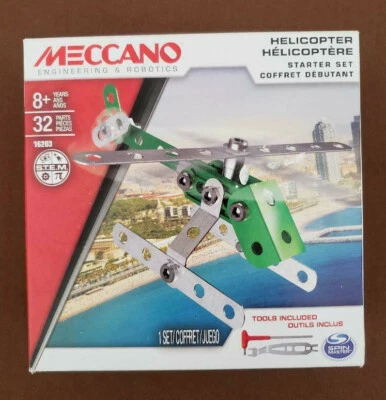 Meccano Engineering Robotics Helicopter Starter Set New In Box STEM Toy - Image 1 of 3
