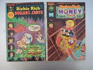 Richie Rich Money, $ Harvey Comics Jan # 15 , Aug.. # 68 Poor Used - Picture 1 of 2