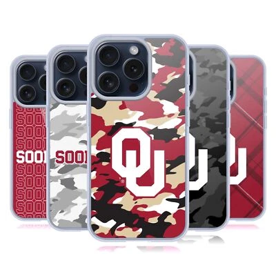 OFFICIAL UNIVERSITY OF OKLAHOMA OU GEL CASE FOR APPLE iPHONE PHONES - Image 1 of 4