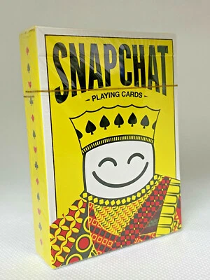 NEW 1-Deck Official Snapchat Playing Cards by Snap - Image 1 of 4