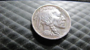 1919 Buffalo Nickel VF darker in color - Picture 1 of 3
