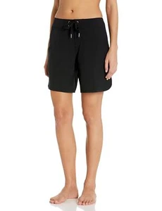 Nautica Womens Standard Solid 7” Stretch Boardshort Casual Quick Dry Sz XL 11216 - Picture 1 of 3