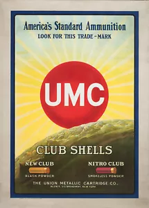 PÓSTER PUBLICITARIO DE EMPRESA DE CARTUCHOS METÁLICOS UNION - Imagen 1 de 1