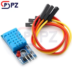 DC3.3-5V DHT11 Temperature and Humidity Sensor Module Board with Dupont Line - Picture 1 of 8