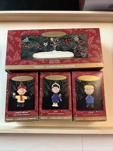 Peanuts A Charlie Brown Christmas 1995 Snow Scene Hallmark Keepsake - Picture 1 of 6