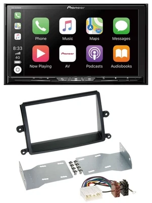 Pioneer 2DIN MP3 USB DAB DVD Bluetooth Autoradio für Mitsubishi L200 (06-15) - Bild 1 von 4