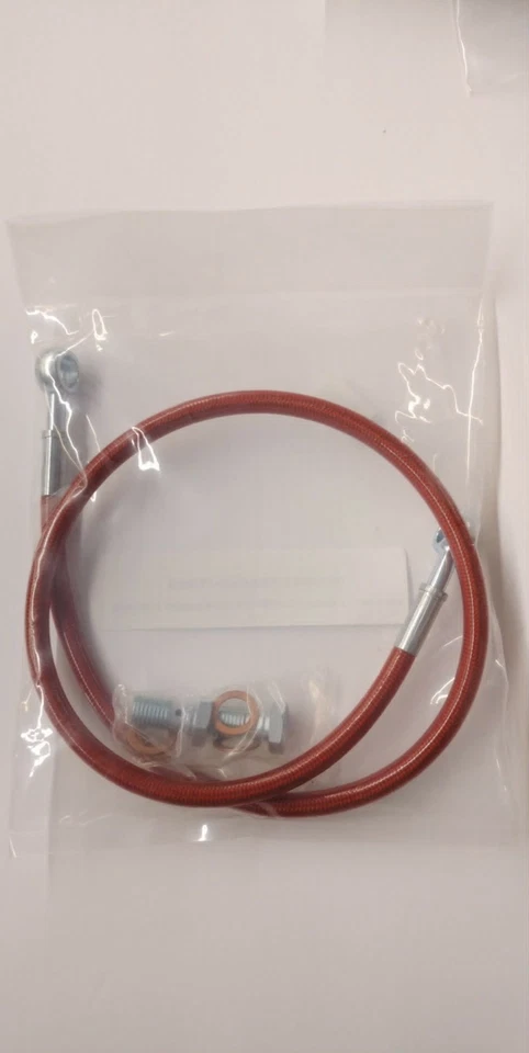 Rear Brake Line Kit +1 - ORANGE - Honda TRX450R / TRX450ER - Image 1 of 1
