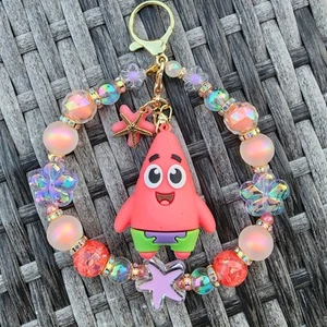 Keychain, Phone Charm, Bag Charm, Purse Charm, Bag Clip SpongeBob Patrick Star - Picture 1 of 13