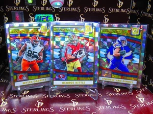 2025 Donruss ACTION - ALL PROS (3) - KITTLE GARRETT VAN GINKEL 49ERS VIKINGS BROWN - Bild 1 von 7