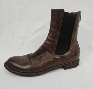 EUC Officine Creative 38/8 Brown Lather Ankle Chelsea Boot Italy Free Ship - Picture 1 of 17