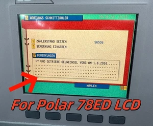 Original For Polar 78ED Paper Cutter Trimmer LCD Screen Display - Picture 1 of 2
