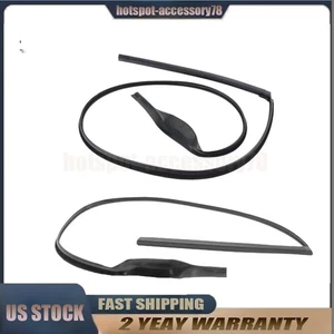 Pair Rear Door Upper Seal Gasket L&R For BMW F02 F04 51357179123 51357179124 USA - Picture 1 of 13