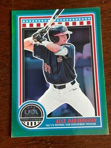 2025 Panini USA Stars & Stripes Green Foil Parallel Alex Harrington #150 - Bild 1 von 1