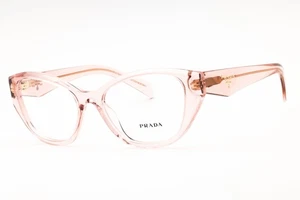 PRADA PR 21ZV 19Q1O1 Brille Transparent Peach Gestell 53mm - Bild 1 von 4