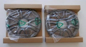 Juego de 2 Parrillas de Altavoz de Audio POLK DB650 Color Plateado Plástico 6 1/2" Cubiertas Nuevo de Lote Antiguo - Imagen 1 de 4