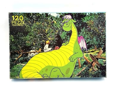 VINTAGE OFFICIAL DISNEY PETE DRAGON ELLIOT INVISIBLE DRAGON CLEMENTONI GS puzzle - Image 1 of 3