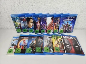 Marvel Blu-ray Sammlung Konvolut Spiderman, Avengers, Thor Antman 15 Stück - Bild 1 von 1