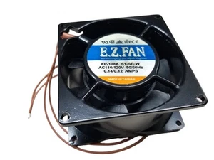 FP-108A-S1-SB-W, EZ FAN 80mm x 38mm 110V/120V AC Cooling Fan ~ 30 CFM - Picture 1 of 1