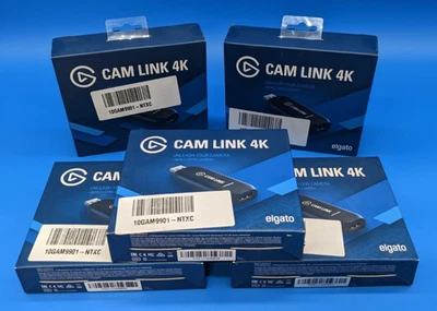 Elgato Cam Link 4K External Capture Card for DSLR & Camcorder Sealed Retail Box