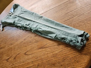 VIP Factory Distressed Damen Jeans Baumwolle hellgrün Regular Skinny Beine 7/8 - Bild 1 von 21