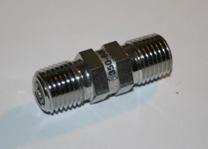 1/4 MNPT 316ss Adj. Poppet Check Valve (300 to 600 Psi) Nupro Swagelok SS-4C2 - Picture 1 of 3