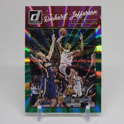 Richard Jefferson #18 2016-17 Panini Donruss Green Holo Laser/99 Cleveland Cava Foto 1 de 2