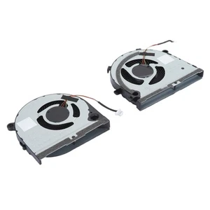 2x Laptop CPU GPU Cooling Fan Silent 4 Pin Laptop Cooling Fan Replacement For FY - Afbeelding 1 van 22