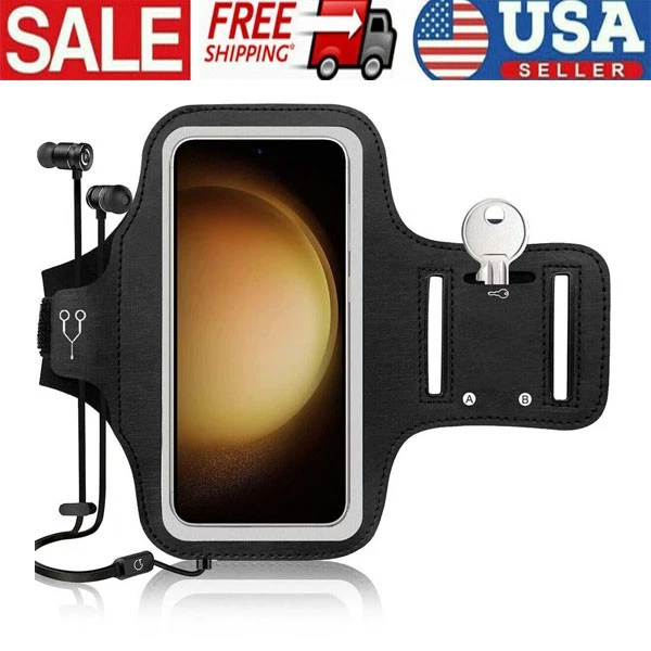 Waterproof Armband Case Sports Running Exercise Arm Band Phone Holder KeyBag LOT - Image 1 of 4