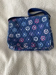 Vera Bradley messenger bag Ellie Flower Design Preowned - Picture 1 of 3