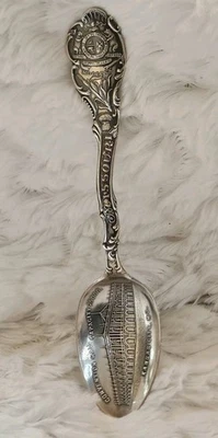 Kansas City Missouri ~ Salón de Convenciones ~ Cuchara antigua de plata de ley  Foto 1 de 4