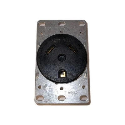 Receptáculo de montaje empotrado Eaton 1263 30A 125V NEMA TT-30R 2 polos 3 cables tierra  Foto 1 de 4