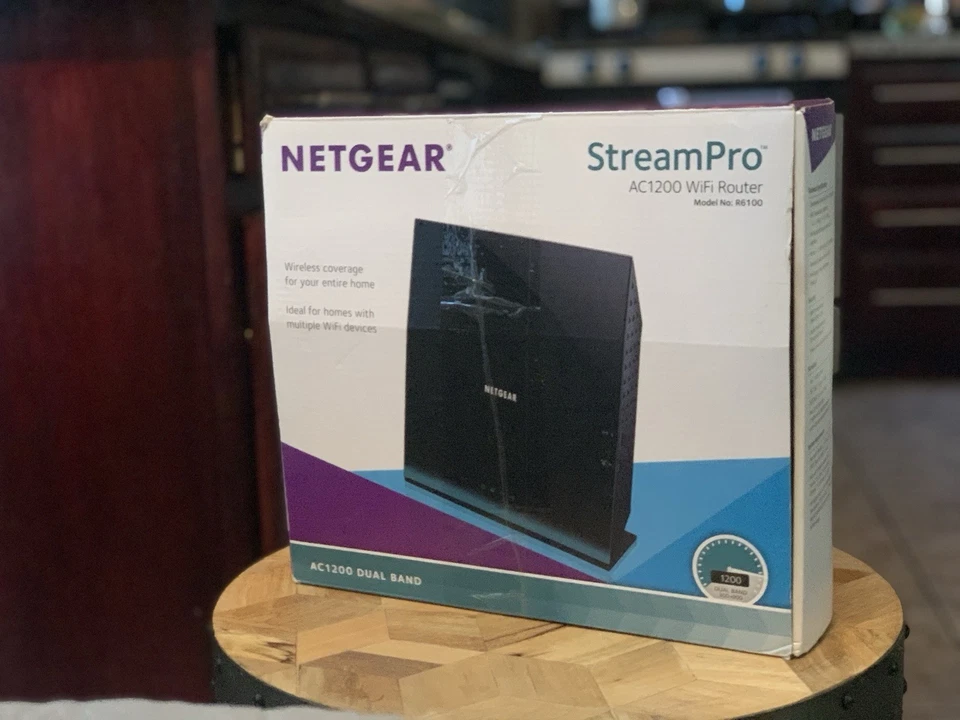 Netgear R6100 AC1200 Dual Band Wi-Fi Router - Preowned Clean - Image 1 of 1