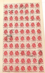 .JOB LOT ! 70 x 1959 3/- WARATAH USED HINGED STAMPS incl STRIPS 2 & 3. - Picture 1 of 4