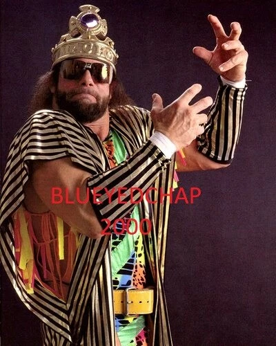 RANDY SAVAGE WRESTLER 8 X 10 WRESTLING PHOTO WWF WCW - Image 1 of 1