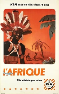 AFFICHE POSTER AFRIQUE EGYPTE etc ... (sauf Maroc Algerie Tunisie) - Picture 1 of 1