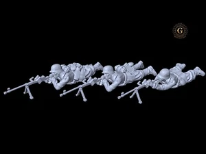 WW2 German Infantry Panzerbuchse X3 28mm ideal Bolt Action Wargame Collectors - Bild 1 von 4