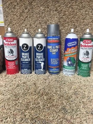 哇!! 1 件装制动清洁剂! 不同种类! 必看! 全新 6PK — 第 1/4 张图片