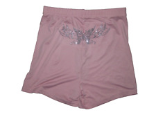 Romwe rhinestone butterfly rear graphic mini bike shorts S pink nwt kawaii y2k