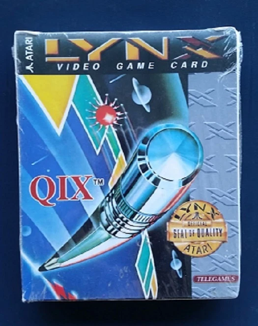 QIX Atari Lynx New Damaged Box By Telegames LX102 - Image 1 of 4