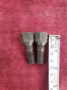 Fiat Pininfarina Spider Bertone X1/9 Original Lug Bolts (x2) M12 x 1.25 - Picture 1 of 2