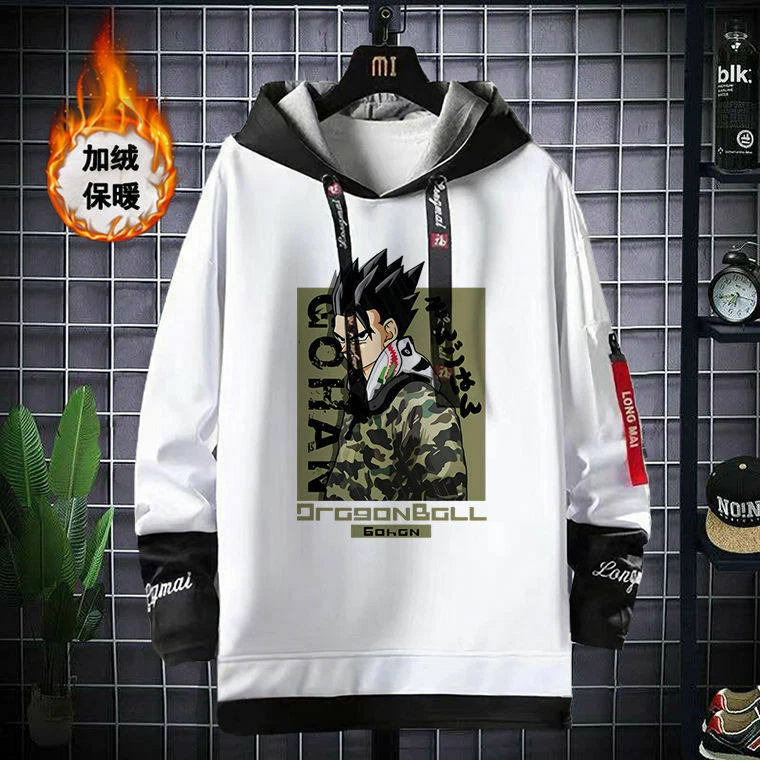 Sweat à capuche Dragonball Z Anime Cosplay sweat à capuche pull à capuche manteau - Photo 1/1