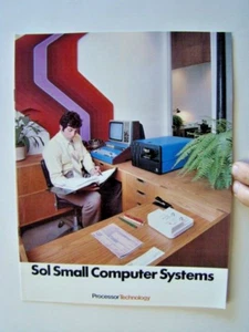 Vintage 1978 Processor Technology Sol Small Computer Systems Brochure Pleasanton - Bild 1 von 4