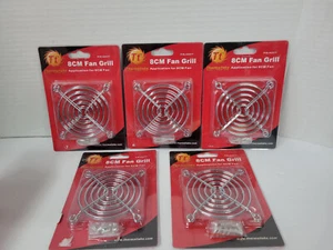 Lote de 5 - Pack de 2 - Ventilador 8cm Rejilla Metal Protectora 8cm Ventilador Dedicado 10 Total - Imagen 1 de 4