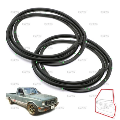 Par de impermeabiliza de sello de goma para puerta delantera para Isuzu Chevrolet KBZ LUV 1987 1995 Foto 1 de 4