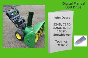 John Deere 524D 724D 826D 828D 1032D Snowblower Technical Manual See Desc. - Picture 1 of 1
