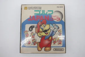Golf Japan Couase Nintendo Famicom Disk System 1987 w/Case Manual Tested - Picture 1 of 13