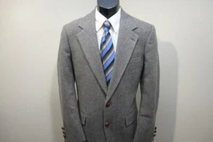 Bill Blass Vintage Tweed Wool Woven Blazer Sports Jacket Mens Sz 40 R - Picture 1 of 10