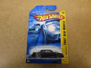 1987 1986 Buick Grand National Hot Wheels New Models 2007 black car #010 1/64 - Picture 1 of 4