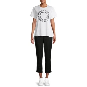 Time and Tru Women's Stretch Twill Joggers, Black, XXL (20) - Picture 1 of 6
